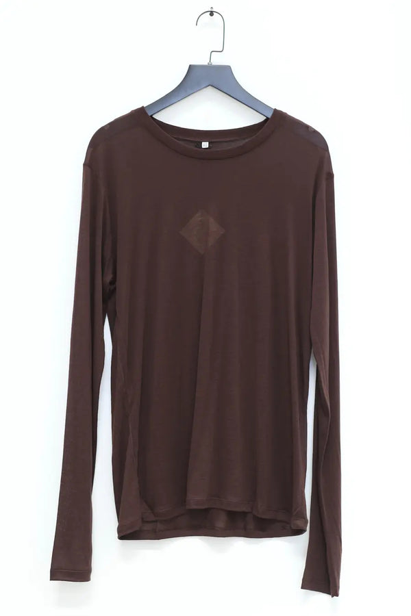 BASERANGE Classic Bamboo Fiber Bamboo Cotton Long Sleeve T-Shirt Collection Round Neck Bottoming Shirt France BAS-TOLS-BL-000-TACTILE